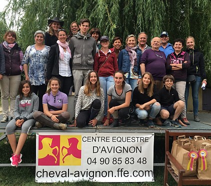 Ambiance concours avec une belle équipe de bénévoles.